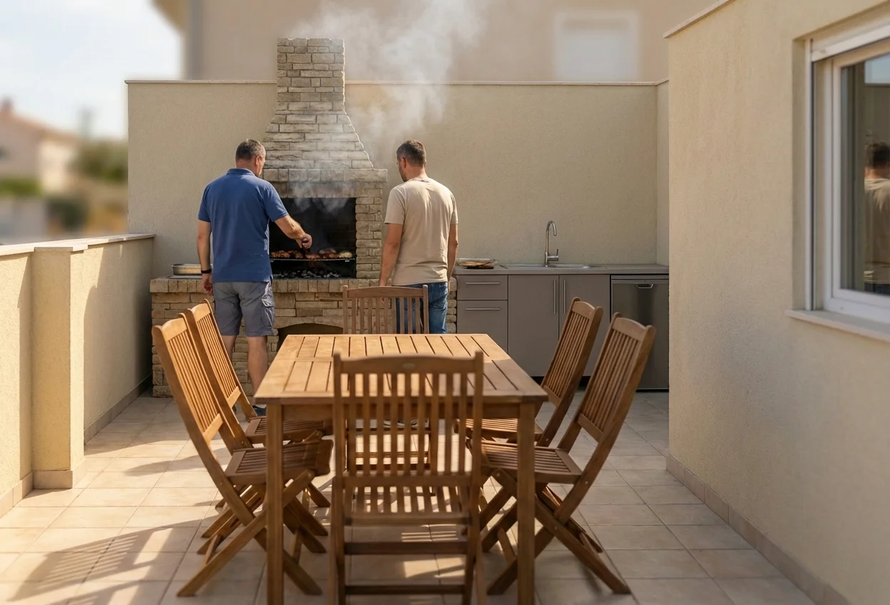 Вид с террасы